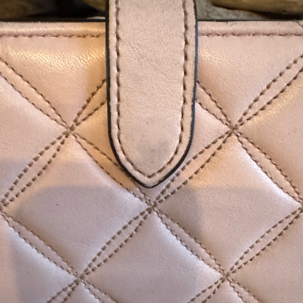 kate spade Quilted Leather Zip Wallet — Pale Pink - Picture 3 of 9